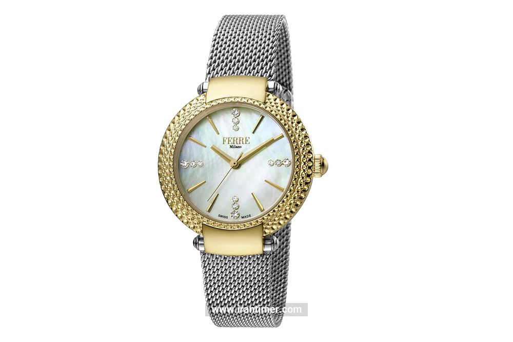 ساعت مچی زنانه فره میلانو مدل FM1L105M0101 یک ساعت دارای روکش رنگ پی وی دی (PVD) با طراحی زیبا